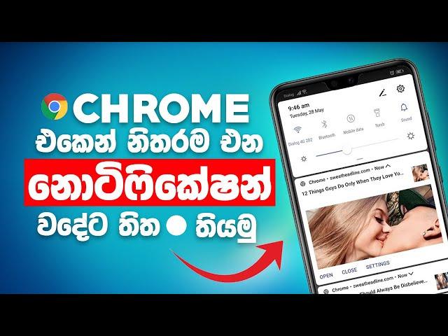 How To Stop Google Chrome Troublesome Site Notifications | Sinhala