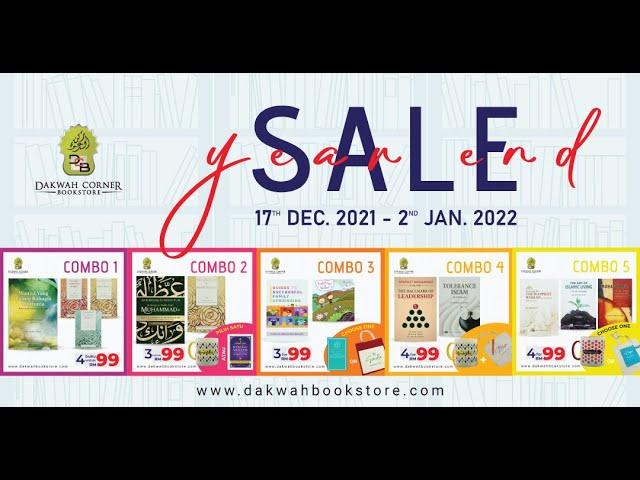 DAKWAH CORNER BOOKSTORE YEAR END SALE 2021