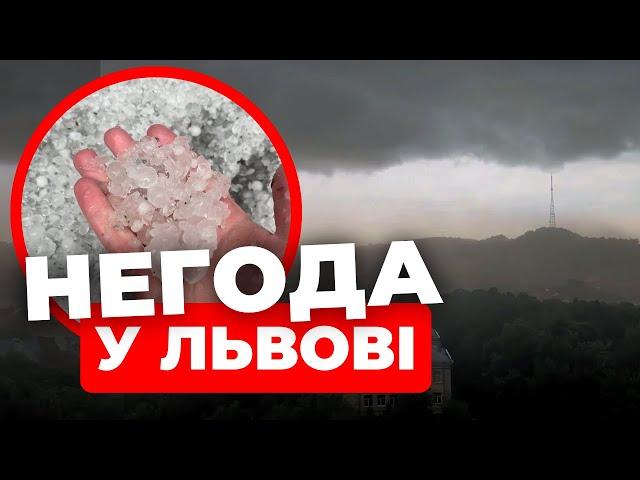 Повалені дерева, зірвані дахи та підтоплені вулиці: у Львові "витанцьовує" негода