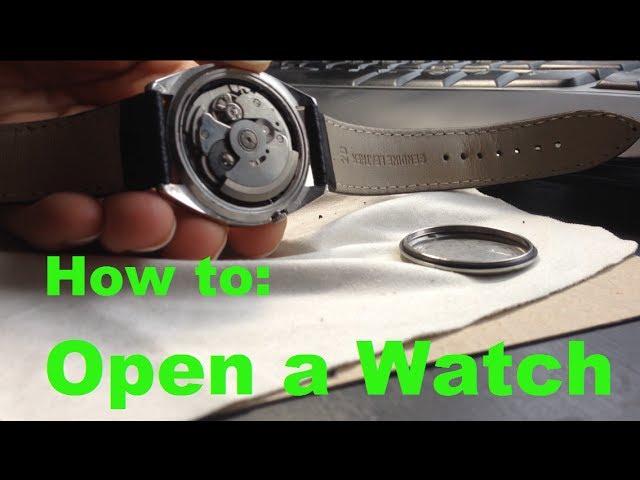 How to Open a Watch Back Without a Wrench