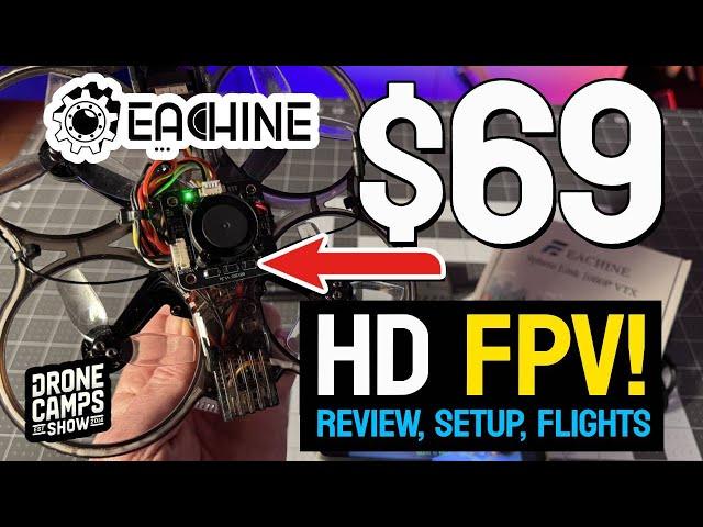 $69 HD Fpv?!!! - Eachine Sphere Link OpenIpc - Review, Flights,  & Setup 