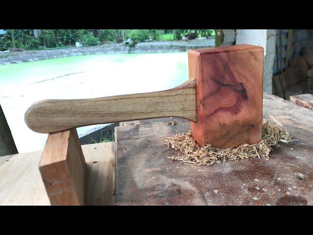 [Woodworking]  Wooden Mallet — No Talking — How to Process Woodpile