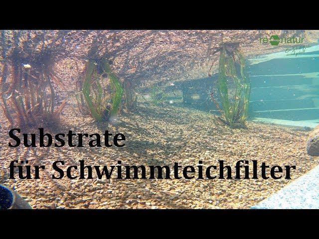 Filtersubstrate für Schwimmteiche und Naturpools