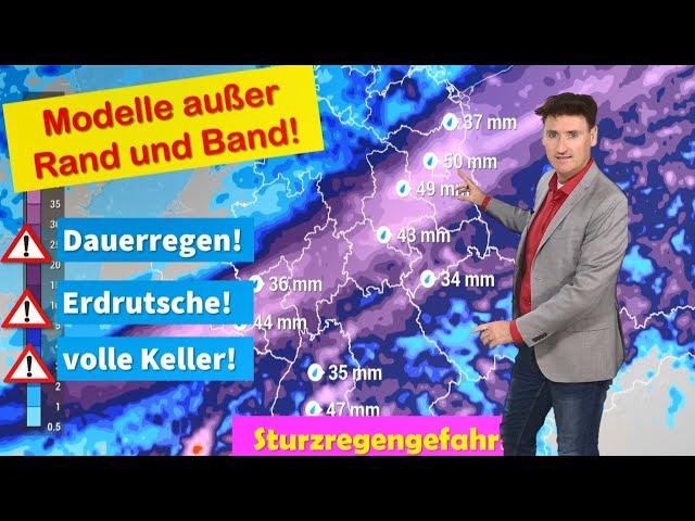 Alarmstufe ROT: HEUTE Starkregen-Unwetter in einigen Regionen von Deutschland! Danach Hitzewelle!