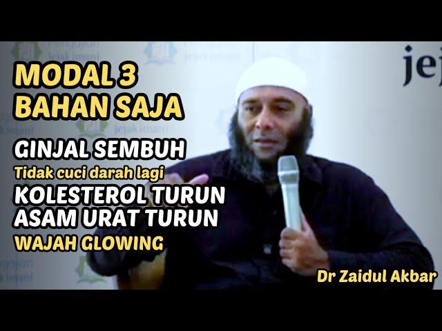 Tips alami mengatasi ginjal kolesterol asam urat dan wajah glowing -dr Zaidul Akbar