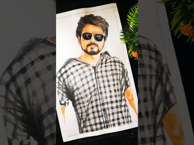 Thalapathy വിജയ്  Master  #drawing #art #viralvideo #thalapathy #master  #vijay  #shorts