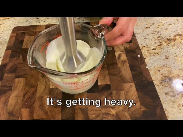 Vitamix Immersion Blender Testing: can it whip cream?