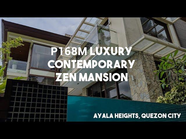 P168M Luxury Contemporary Zen House in Ayala Heights, Quezon City, Metro Manila | Vlog#46