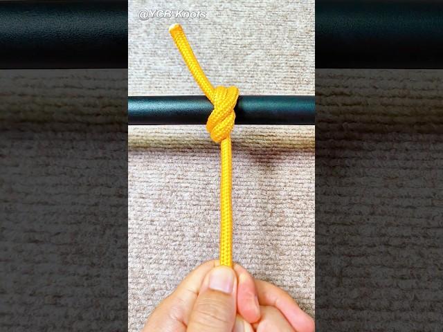 YCB-Knots #369，This is a Strange Knot，It's also a fixed point locking pile knot.#diy#shorts#绳结#knots