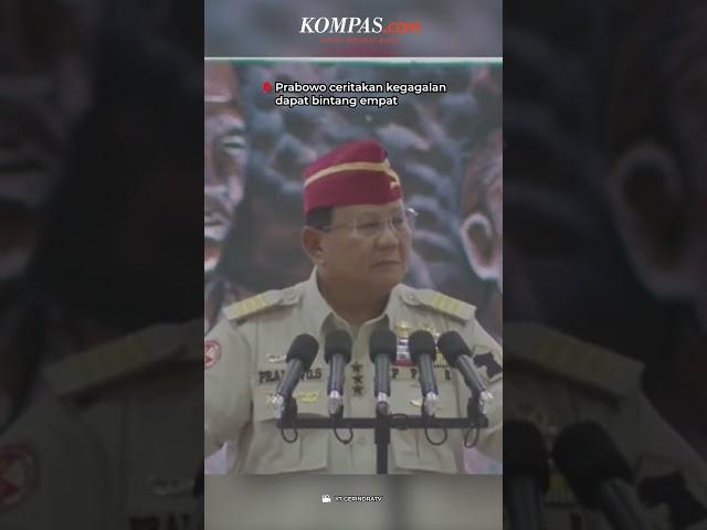 Curhat Prabowo Ingin Bintang 4 tapi Malah Dipecat