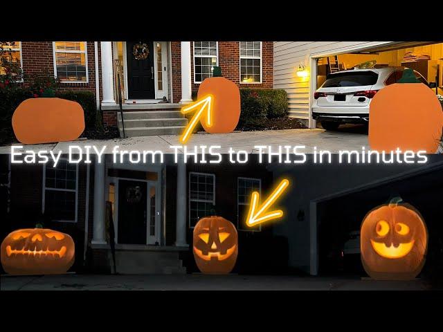 How to make gigantic interactive singing pumpkin Halloween display @AtmosFXDigitalDecorations