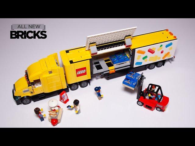 Lego City 60440 Yellow Delivery Truck Speed Build