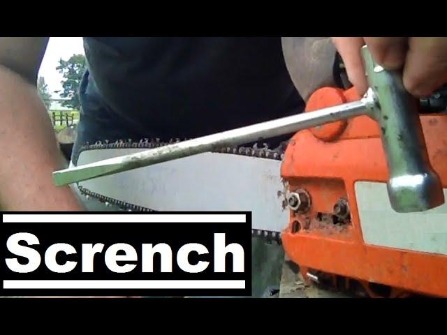 What is a Scrench? DIY All in One Handy Tool For Adjusting A Chainsaw, Sparkplug or Chain