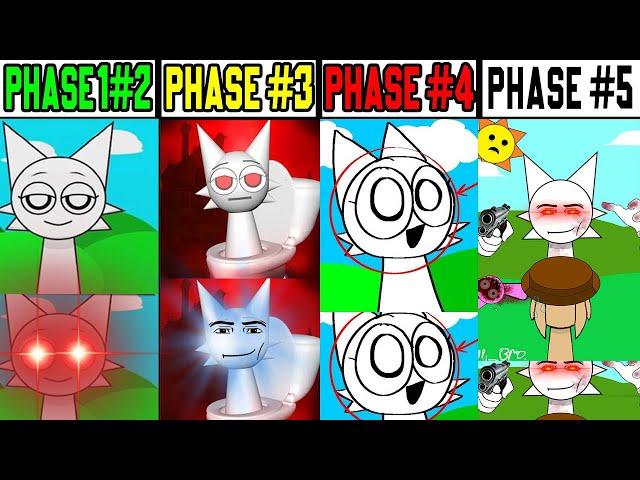 Phase 1 VS Phase 2 VS Phase 3 VS Phase 4 ALL in Incredibox Sprunki!