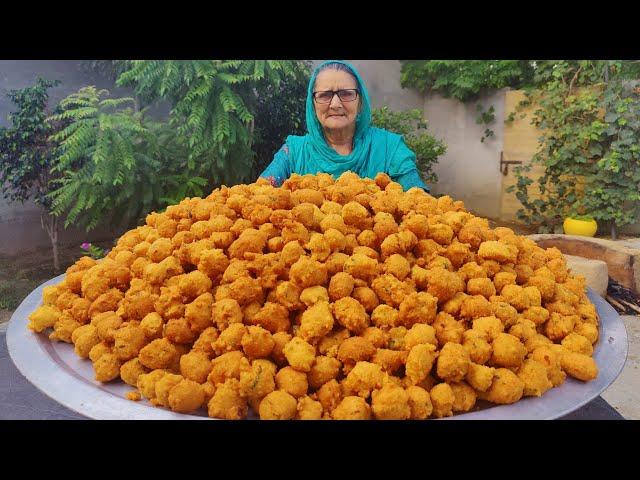 PAKODE | Moong Dal Pakora Recipe | Indian Street Food | Veg Village food