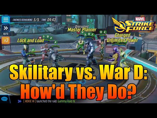 I Tested Skilitary vs. Doc, Avengers, and More - MSF - Marvel Strike Force