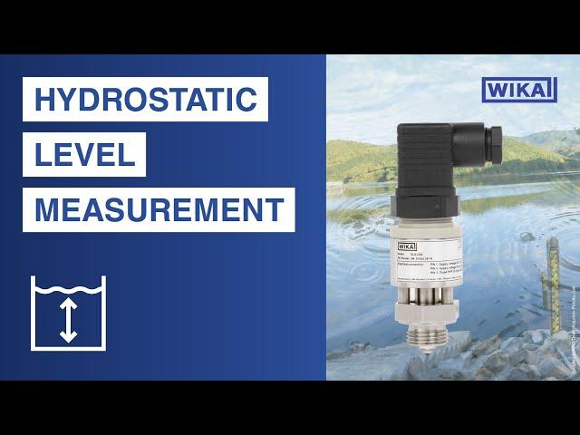 WIKA - Hydrostatic level measurement with pressure sensor