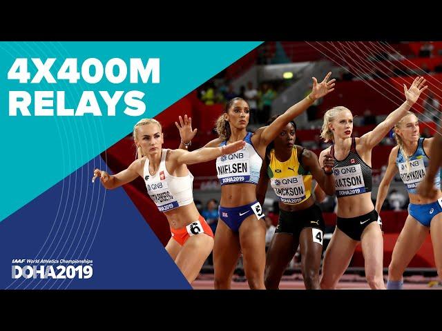 Men's and Women's 4x400m Relay Finals | World Athletics Championships Doha 2019