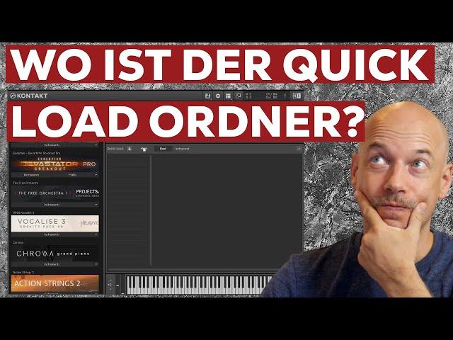 Wo ist der Quick Load Ordner in Kontakt?