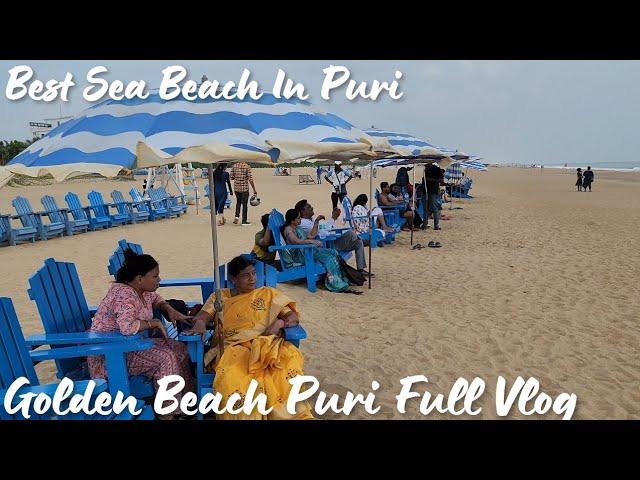 Golden Beach Puri Odisha Full Vlog | Blue Flag Beach Puri | Best Beach To Visit In Puri