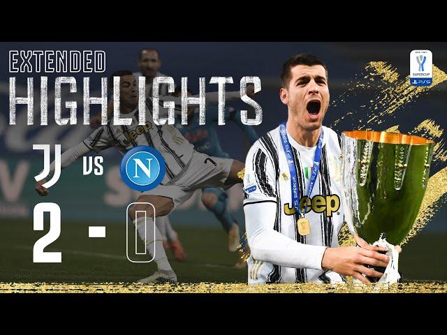 Juventus 2-0 Napoli | CR7 & Morata Goals Secure 9th Supercup Win! | EXTENDED Highlights