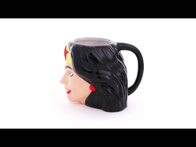 Zak Designs: Wonder Woman Coffee Mug - Sculpted