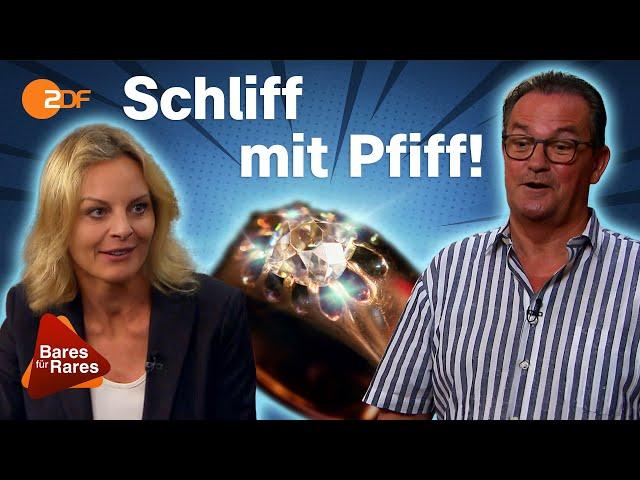 Diamant mit besonderem Schliff aus 18. Jahrhundert bringt alle aus der Fassung | Bares für Rares