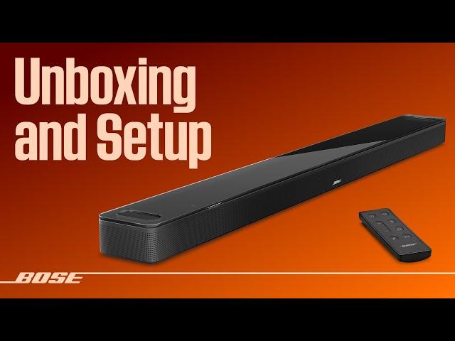 Bose Smart Ultra Soundbar – Unboxing and Setup