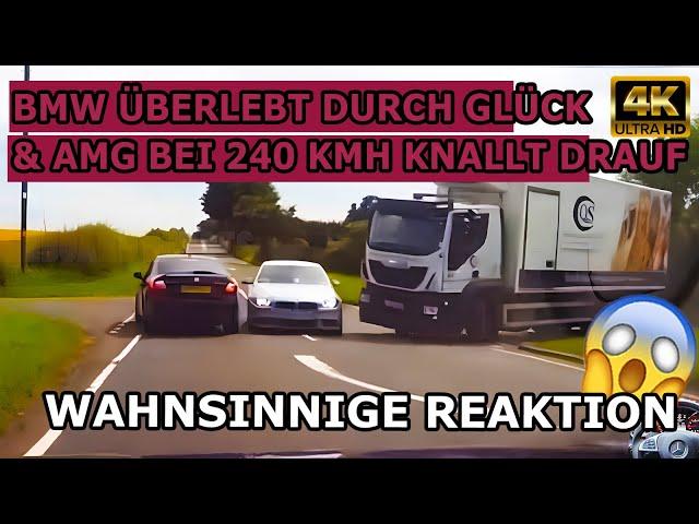 AMG BEI 240+ KMH KNALLT VOLL DRAUF & BMW M ÜBERLEBT DURCH REINES GLÜCK – Dashcams in 4k