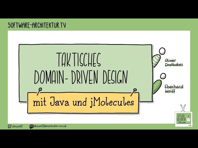 Taktisches Domain-Driven Design mit Java und jMolecules mit Oliver Drotbohm