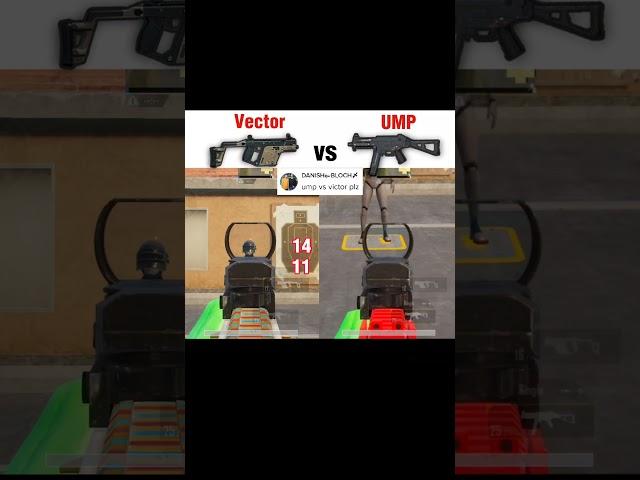 Vector vs UMP damage  #pubg #pubgtipsandtricks