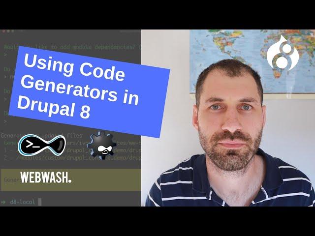 Using Code Generators in Drupal 8