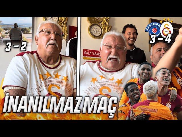 MÜMTAZREİS ÖNCE SİNİRLENİP BALKONA ÇIKTI SONRA YERİNE GELİP SEVİNDİKASIMPAŞA 3-4 GALATASARAY