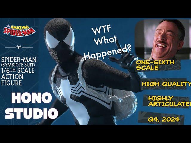 Midnight Run HONO STUDIO SYMBIOTIC BLACK SUIT Spider-Man Sixth Scale Budget Series WTF?