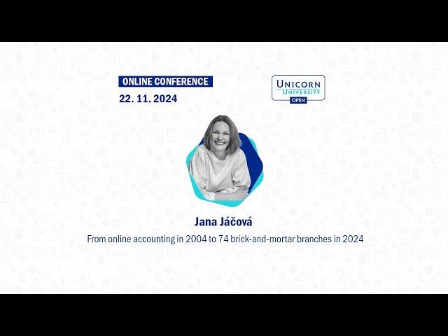 Jana Jáčová - From online accounting in 2004 to 74 brick-and-mortar branches in 2024