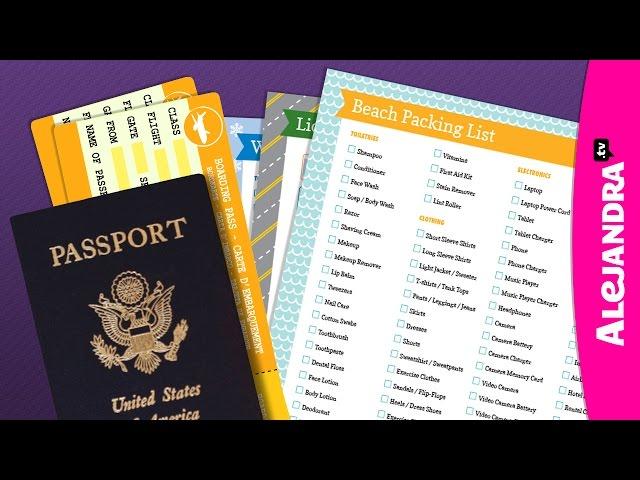 How to Pack Travel Documents