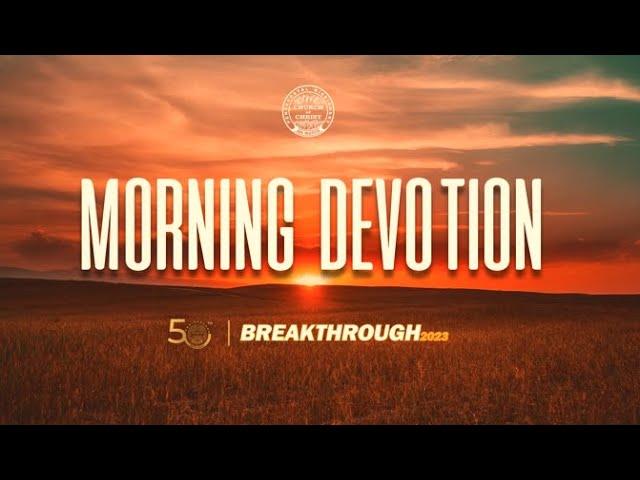 MORNING DEVOTION - JUNE 02, 2023