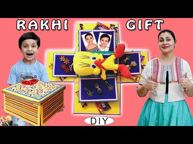 RAKHI GIFT | DIY Rakshabandhan Special | Gift Explosion Box | Aayu and Pihu Show