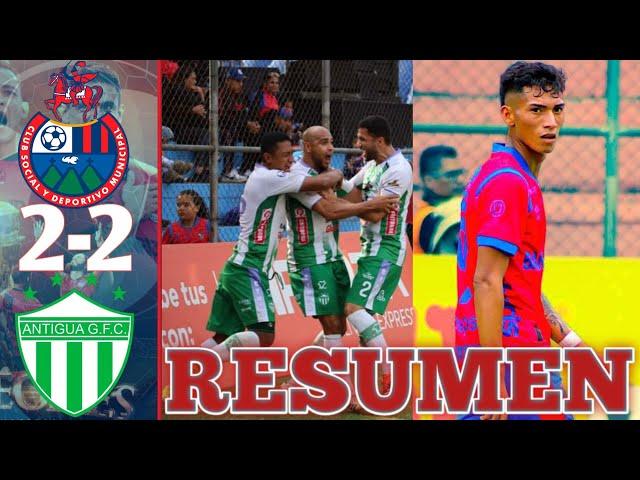 Municipal vs Antigua GFC 2-2 RESUMEN Y GOLES CUARTOS DE FINAL VUELTA A TIEMPOS EXTRAS