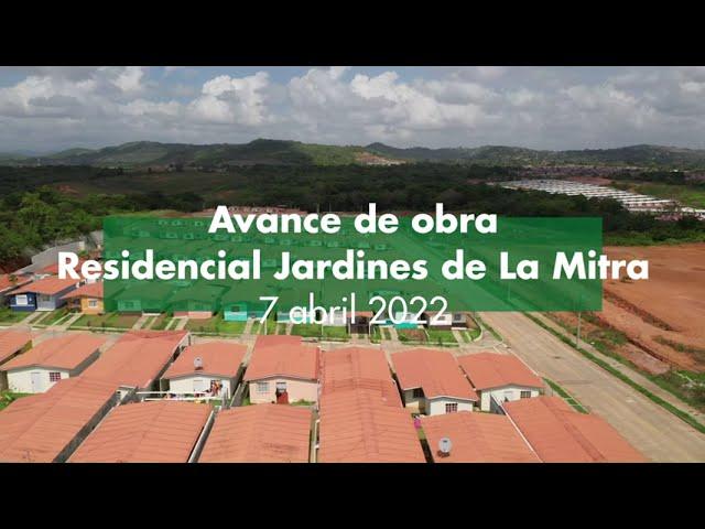 Residencial Jardines de La Mitra Avance de obra 7 Adril 2022