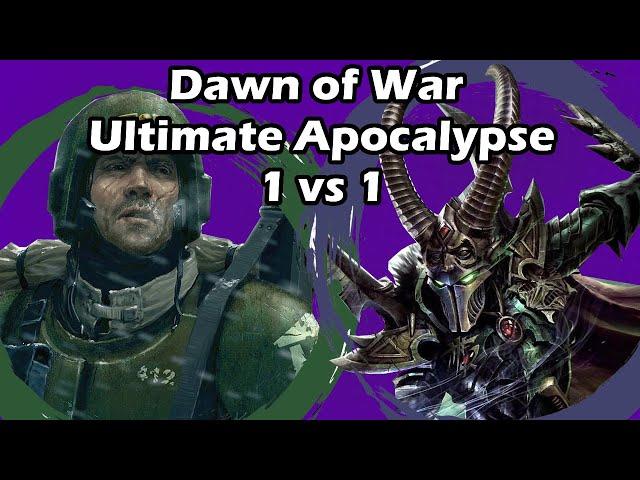 Dawn of War Ultimate Apocalypse: 1 vs 1 Imperial Guard (TheBlastFurnace) vs Dark Eldar (Gorchui)