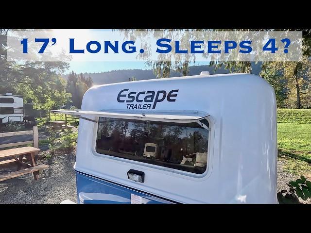 Escape 17: Indoor Kitchen, Bathroom, and Bunks in Escape’s Smallest Camper!