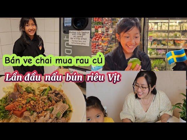 345/Bán Ve Chai mua cà chua về nấu Bún riêu Vịt / Lần đầu Thực hiện món Này