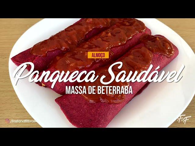 PANQUECA SAUDÁVEL DE BETERRABA