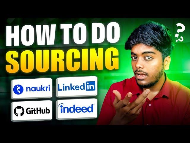 What is Sourcing? HR Recruiter must know about this - How to Became HR recruiter Tamil