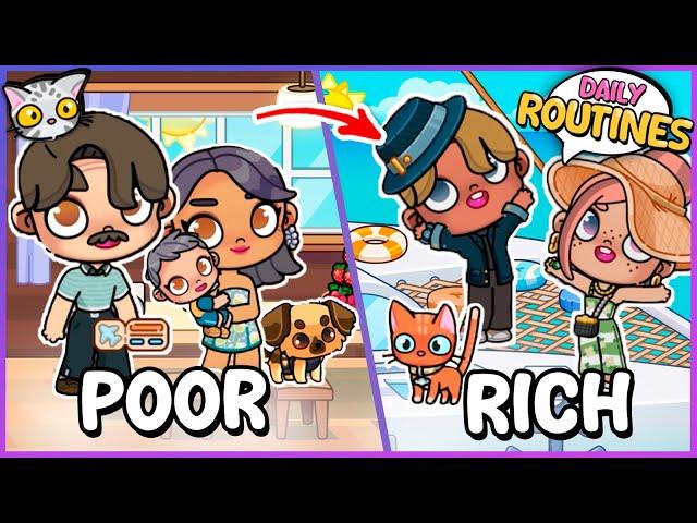  Clash of Families Rich vs. Poor at Our Hotel  Avatar World Daily Routines