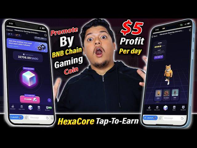 $5/Day Profit Hexacore Mining Telegram BOT Mining - New Telegram Bot In Hexa Core Ago Mining 2024 