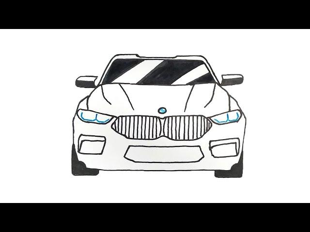 Рисуем легко машину BMW