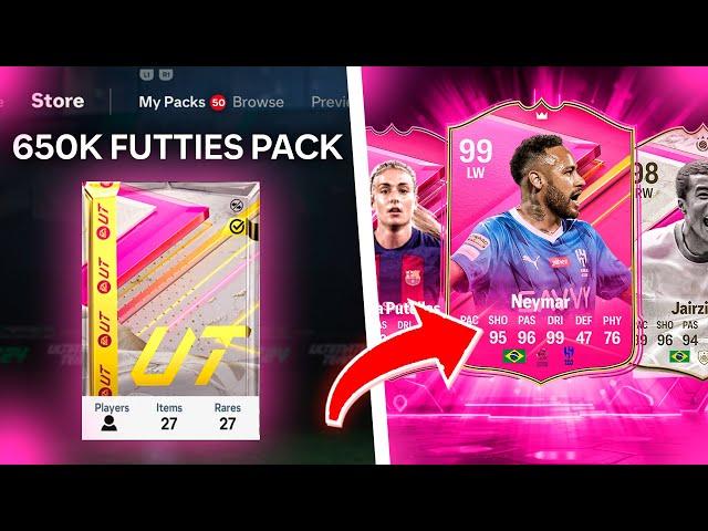 I Opened 40 x 650K Guaranteed Futties Packs in FC 24!