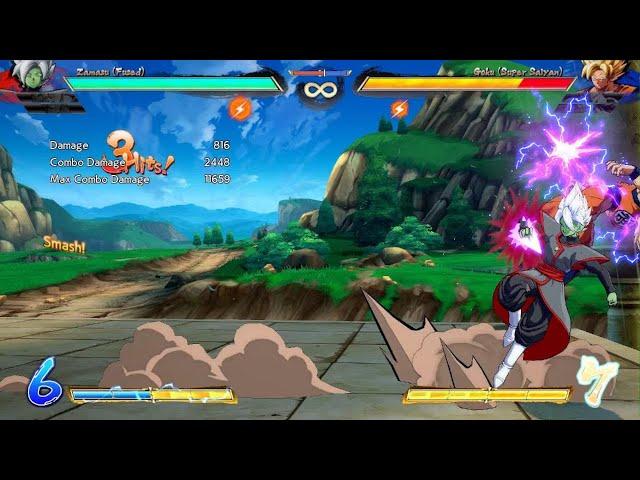 [DBFZ] NEW ZAMASU LOOPS!?!? EASY 11K DAMAGE!!